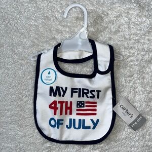 MY FIRST 4TH OF JULY bib